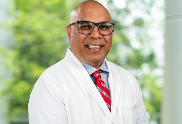 Portrait of Doctor Agrawal at Saint Francis