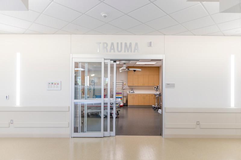 Glenpool trauma room wide