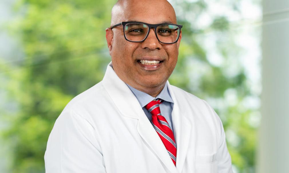 Portrait of Doctor Agrawal at Saint Francis