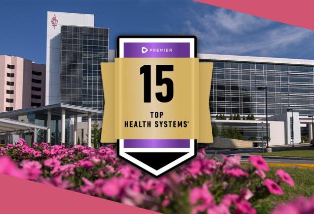 Saint Francis Hospital with Premier Top 15 Badge Overlayed