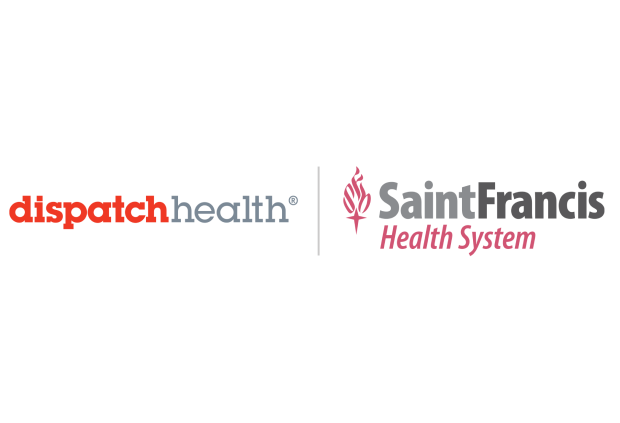 Dispatch Health and Saint Francis Logos