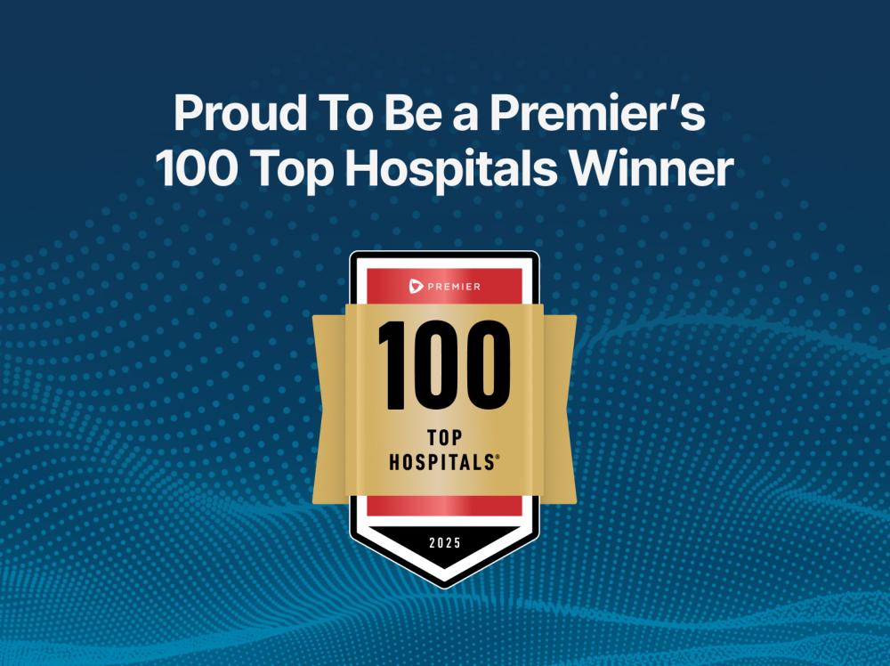 Premier's 100 Top Hospitals Winner Graphic
