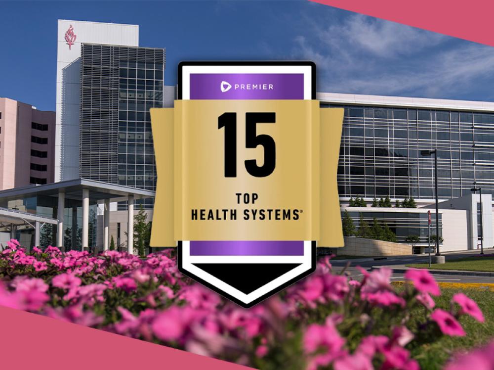Saint Francis Hospital with Premier Top 15 Badge Overlayed
