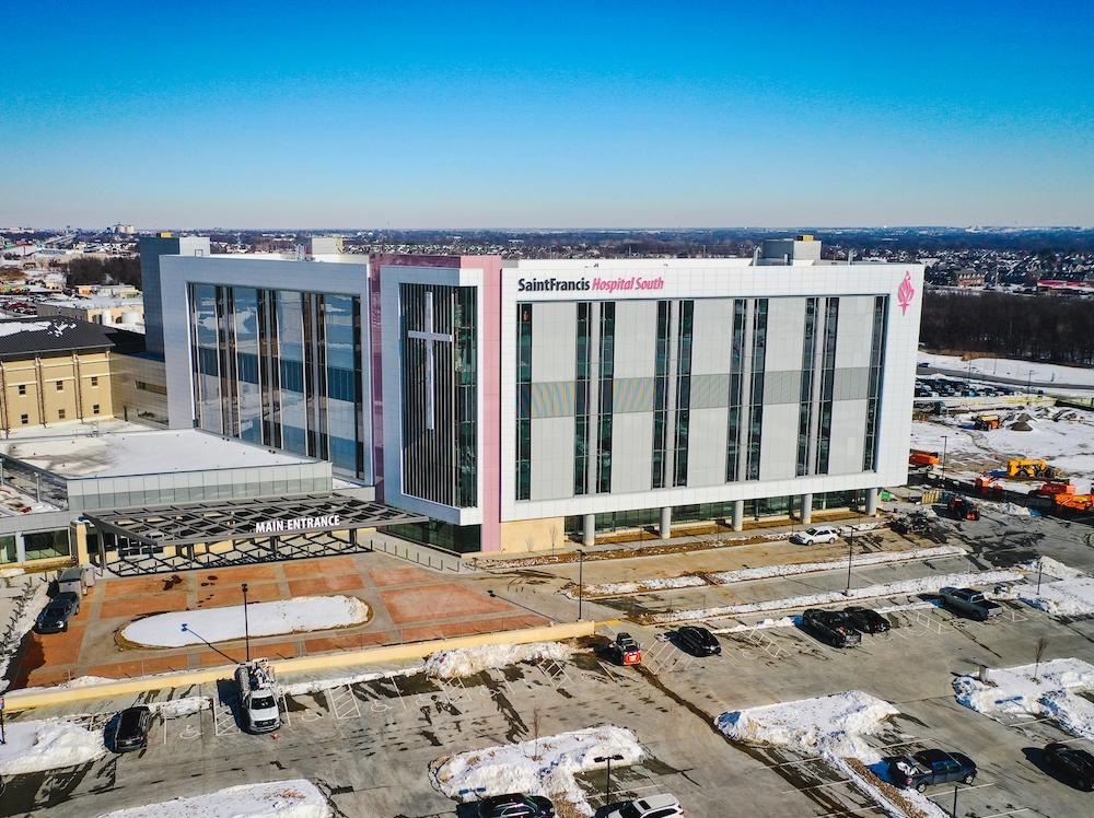 Saint Francis Hospital South after expansion